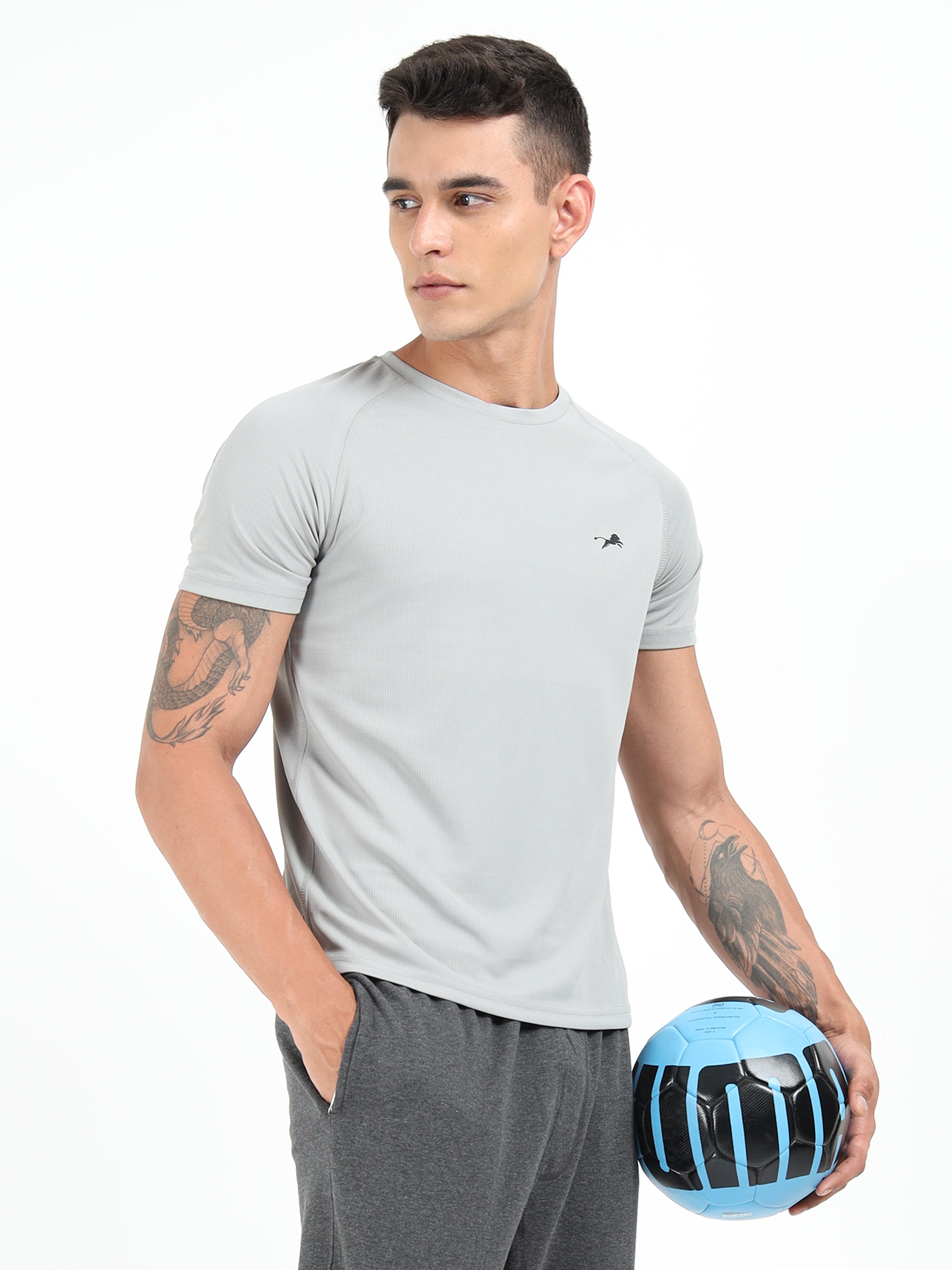 Grey Dry Fit T-Shirt