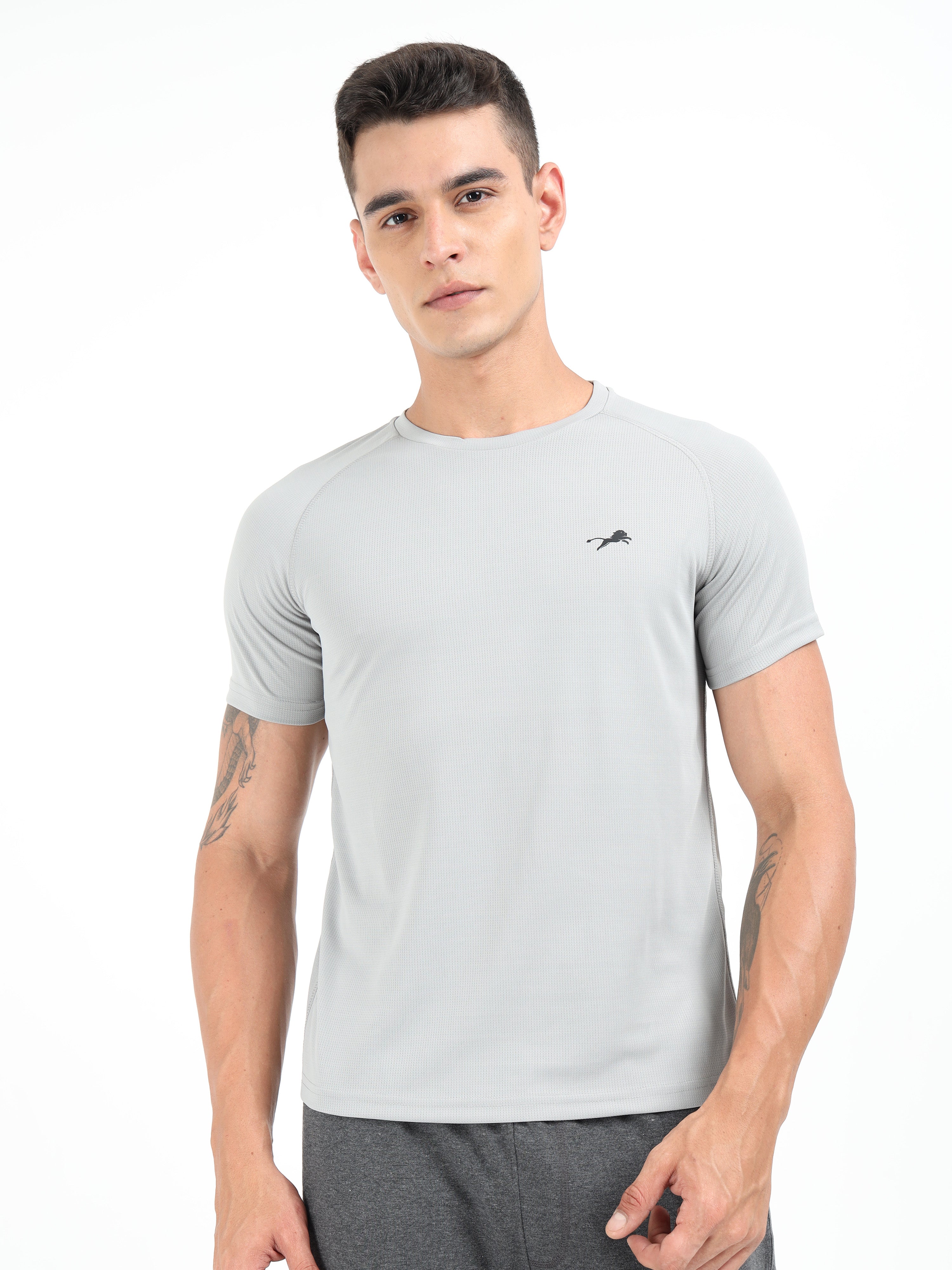 Grey Dry Fit T-Shirt