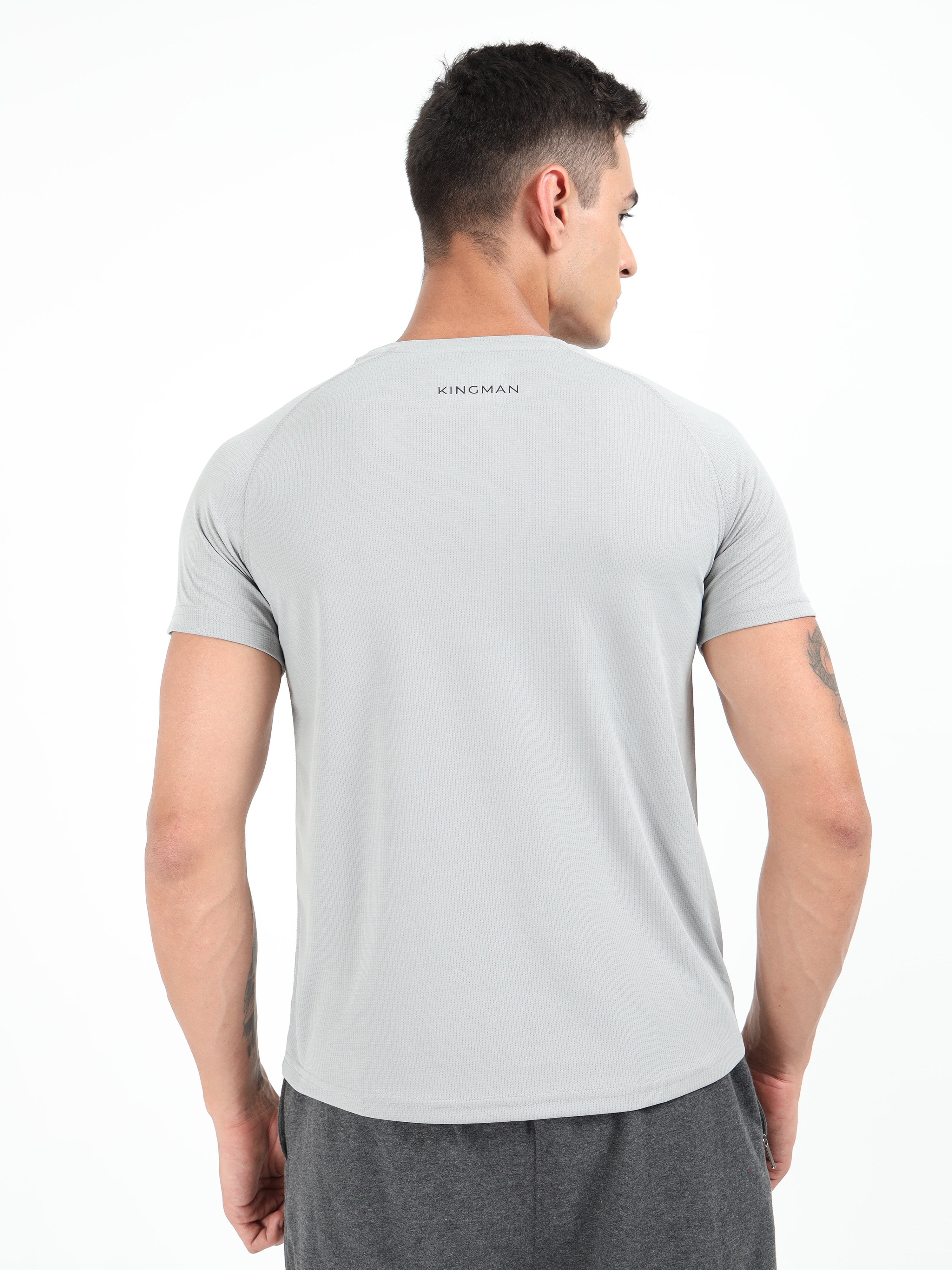 Grey Dry Fit T-Shirt