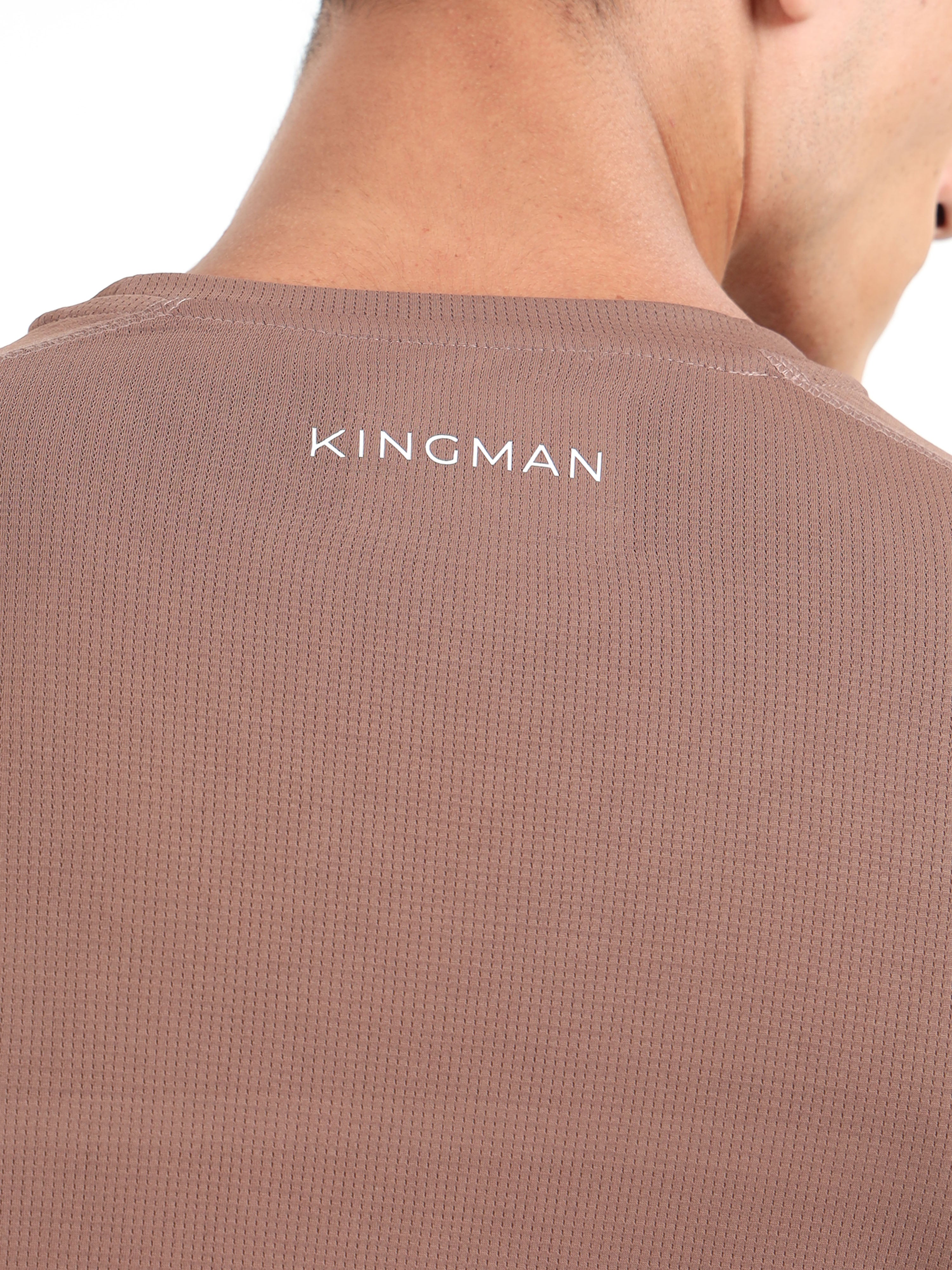 Brown Dry Fit T Shirt