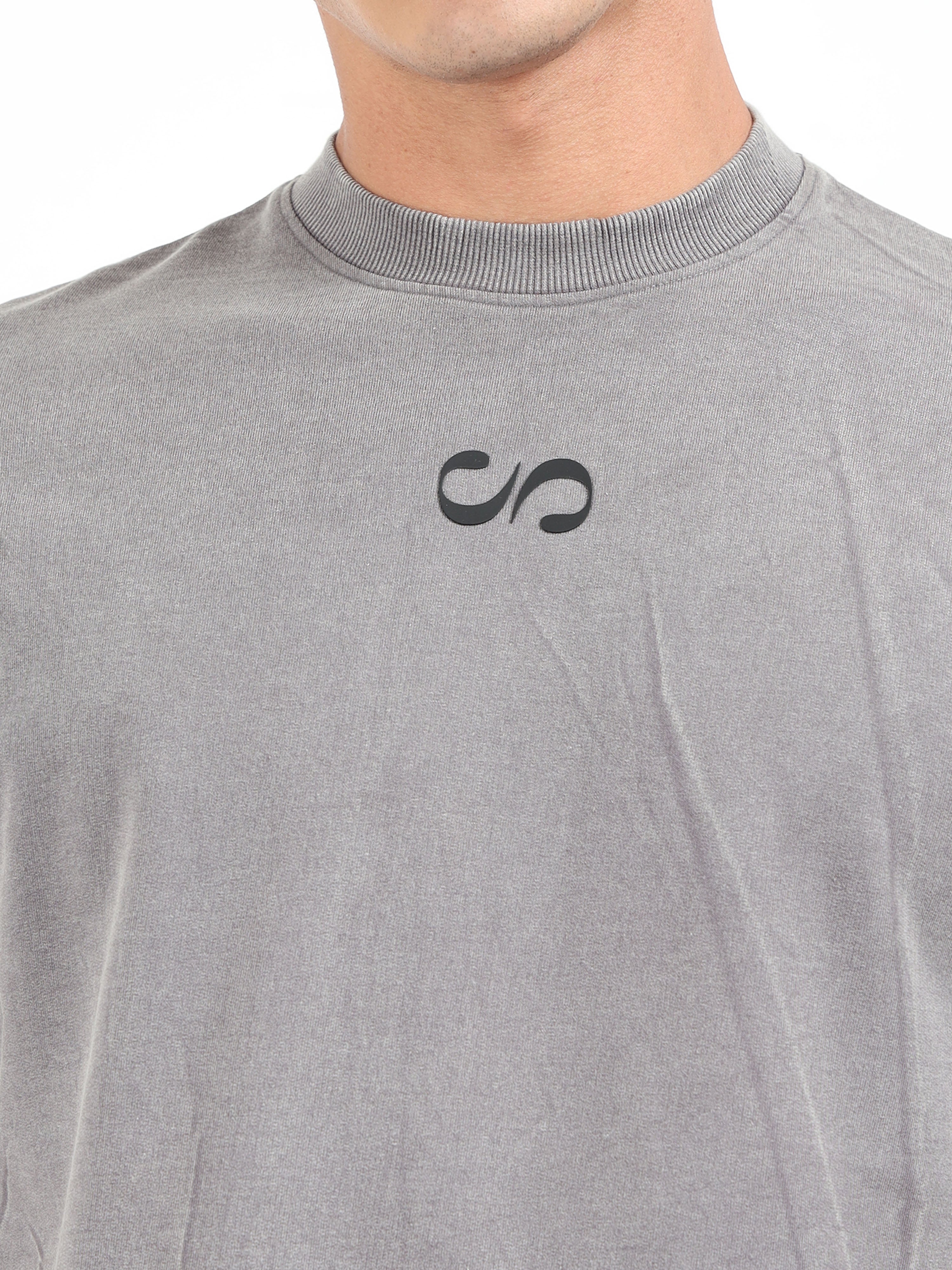 Grey Vintage Washed Oversized T-Shirt