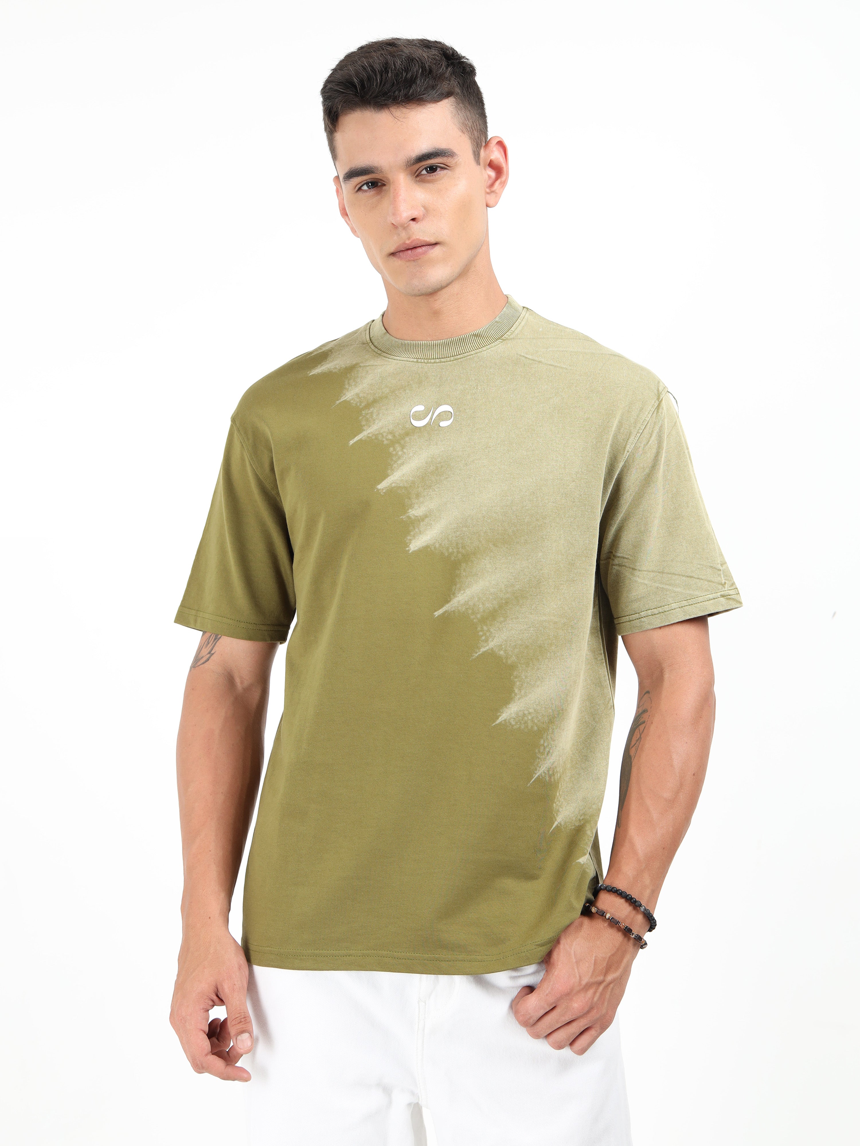 Army Dual Washed Oversized T-Shirt