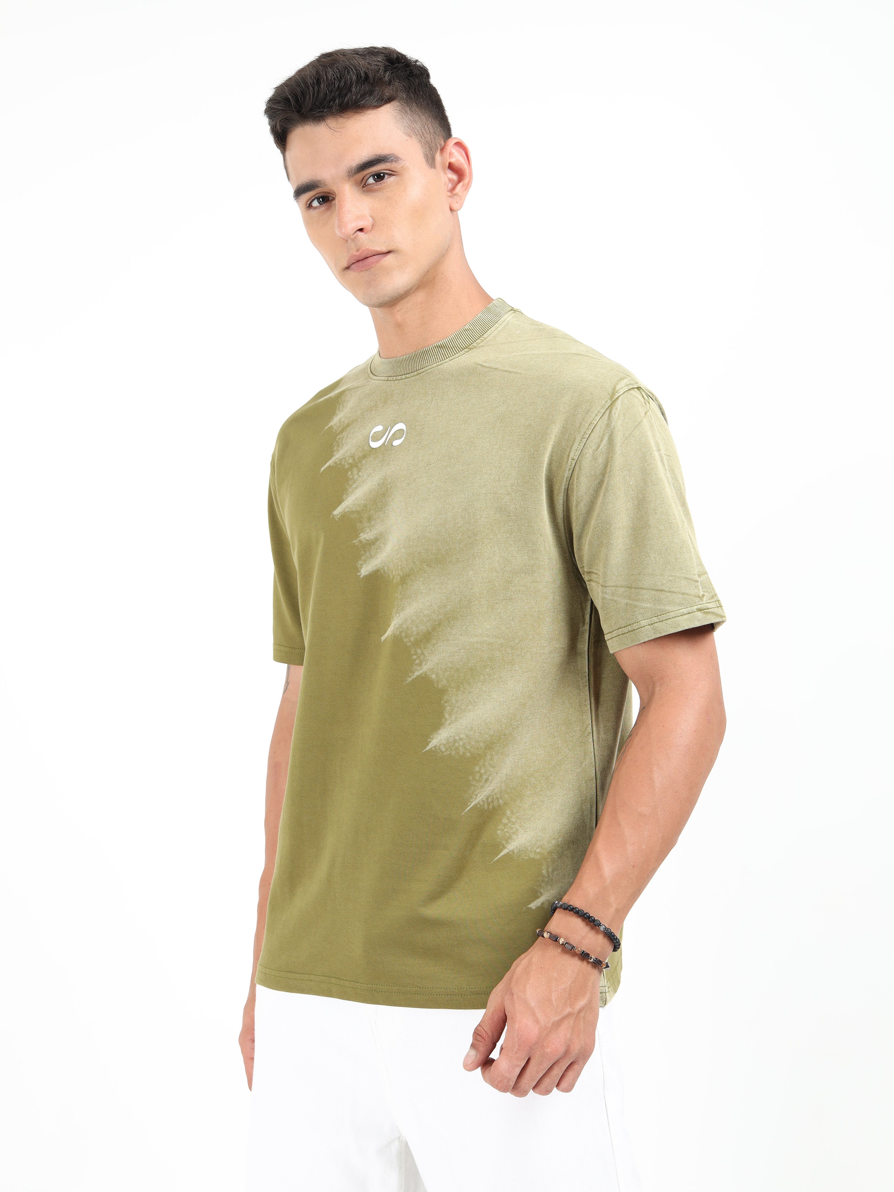 Army Dual Washed Oversized T-Shirt