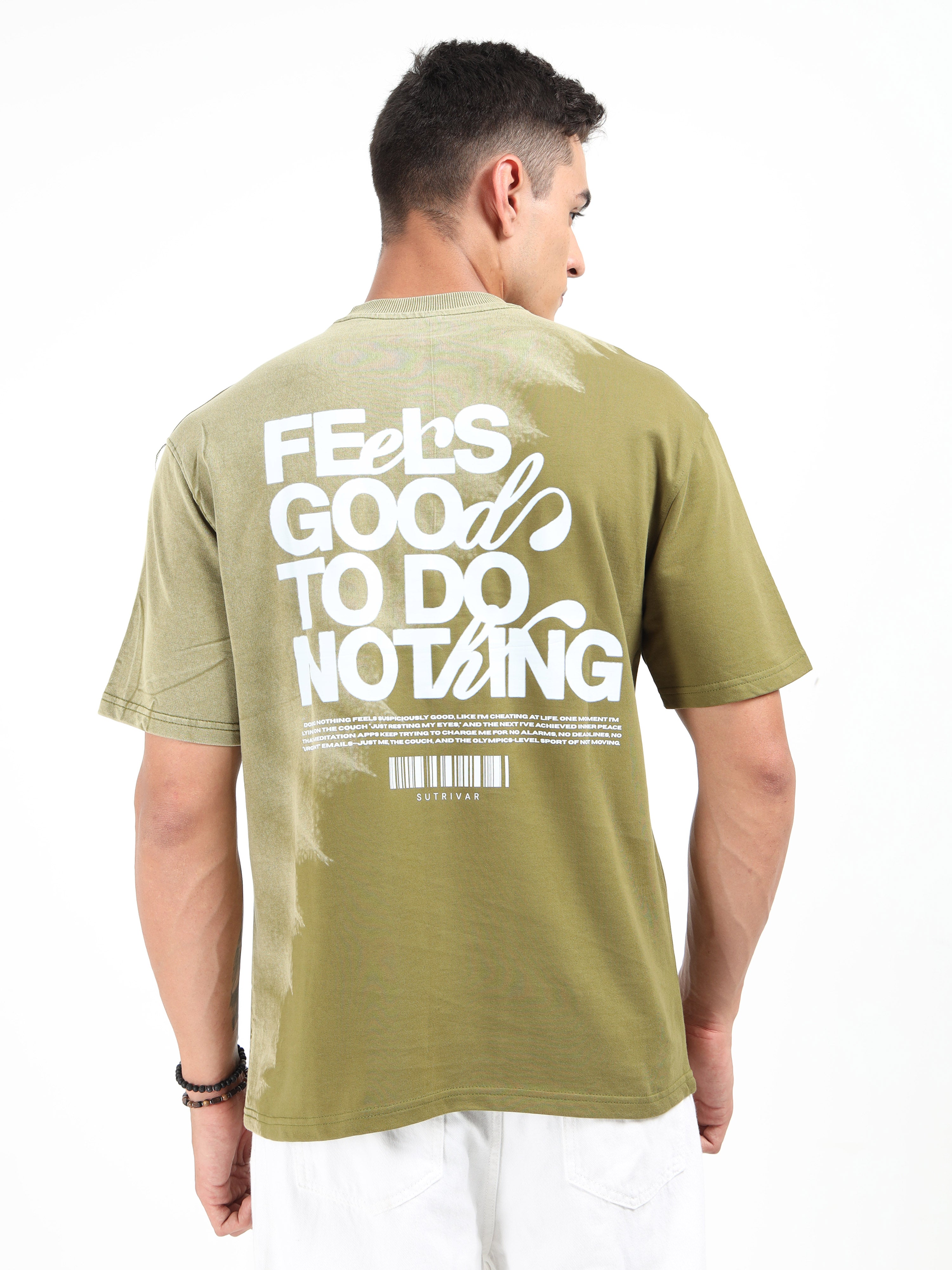 Army Dual Washed Oversized T-Shirt