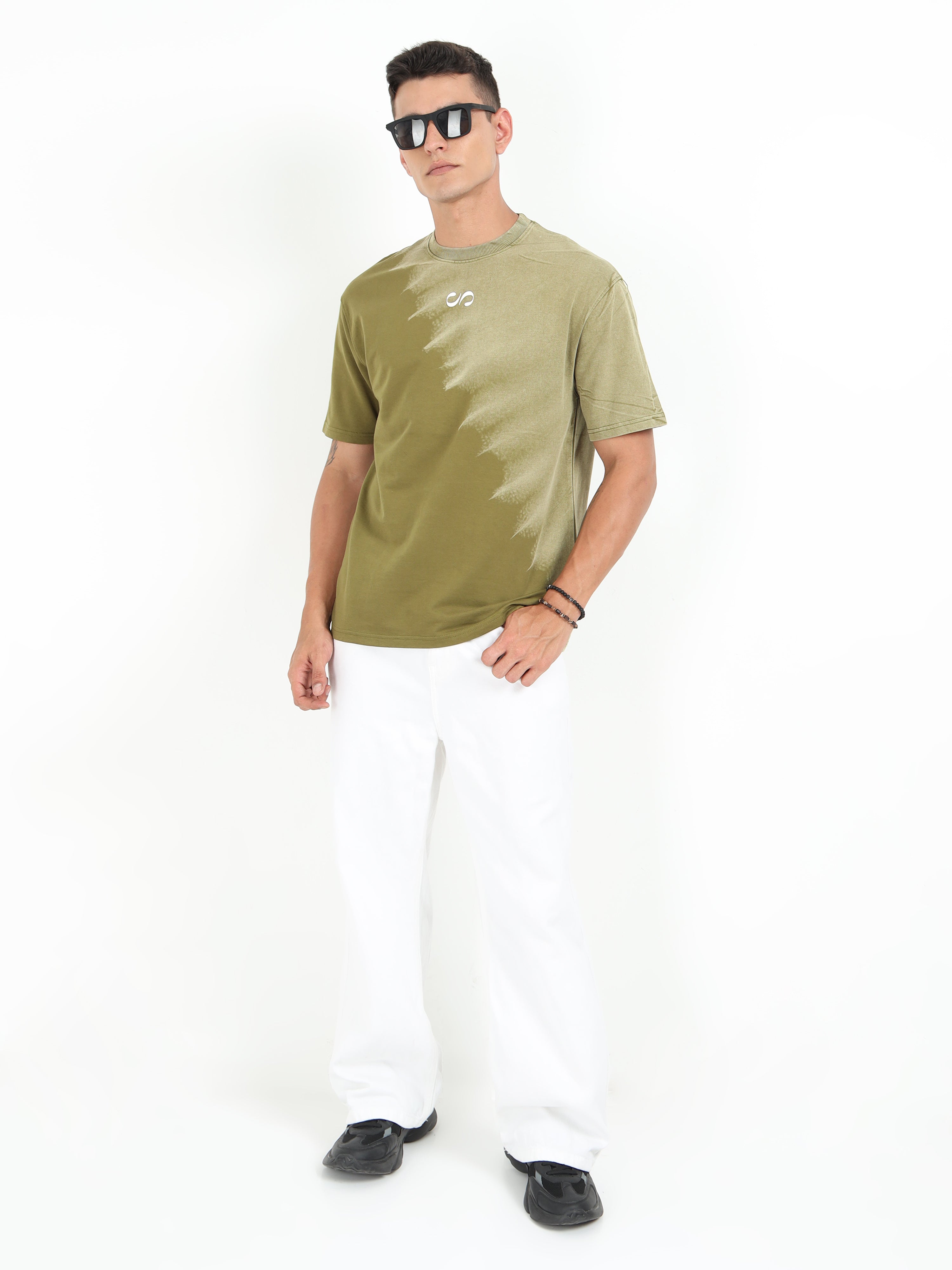 Army Dual Washed Oversized T-Shirt