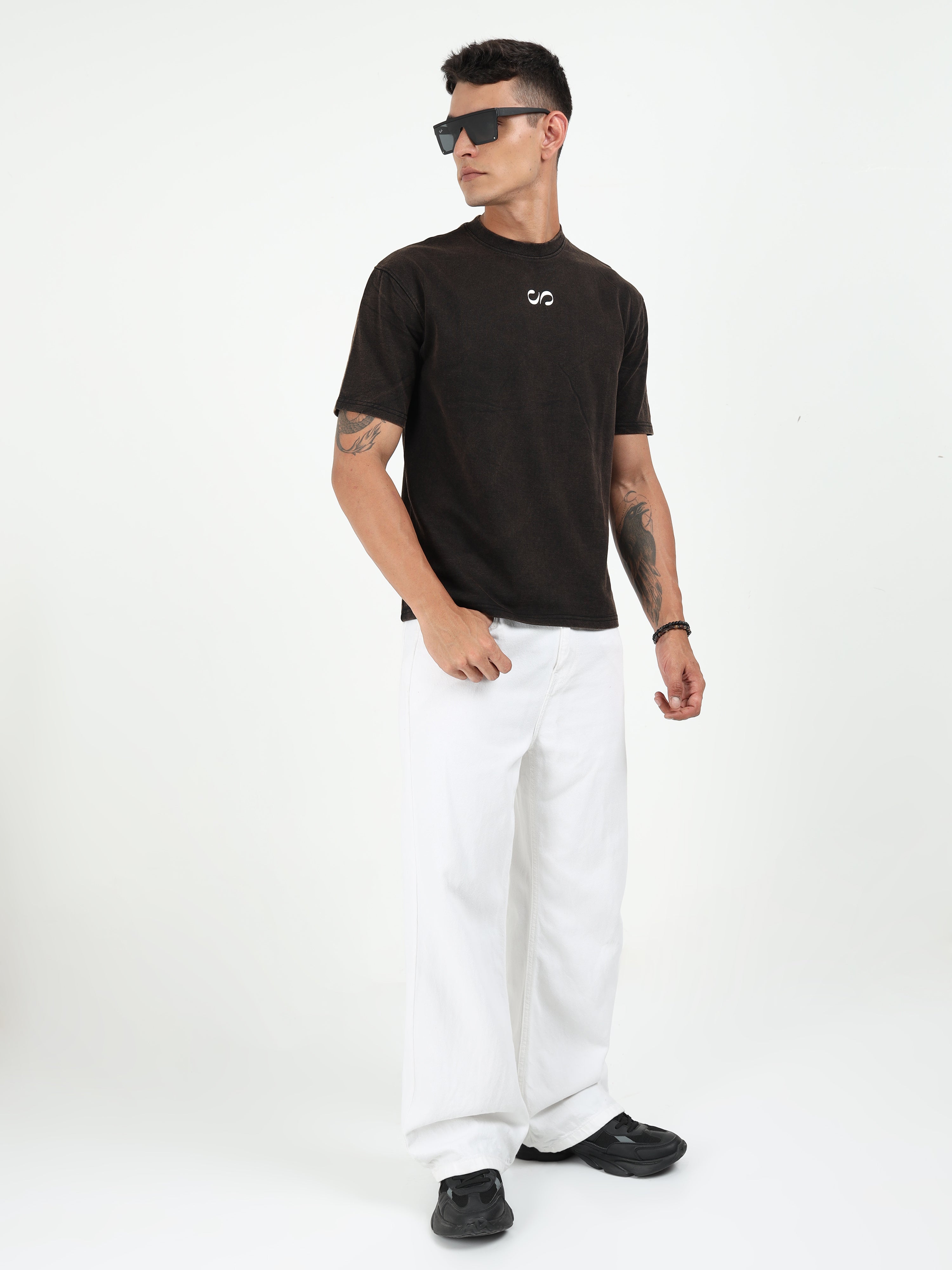 Black Vintage Washed Oversized T-Shirt