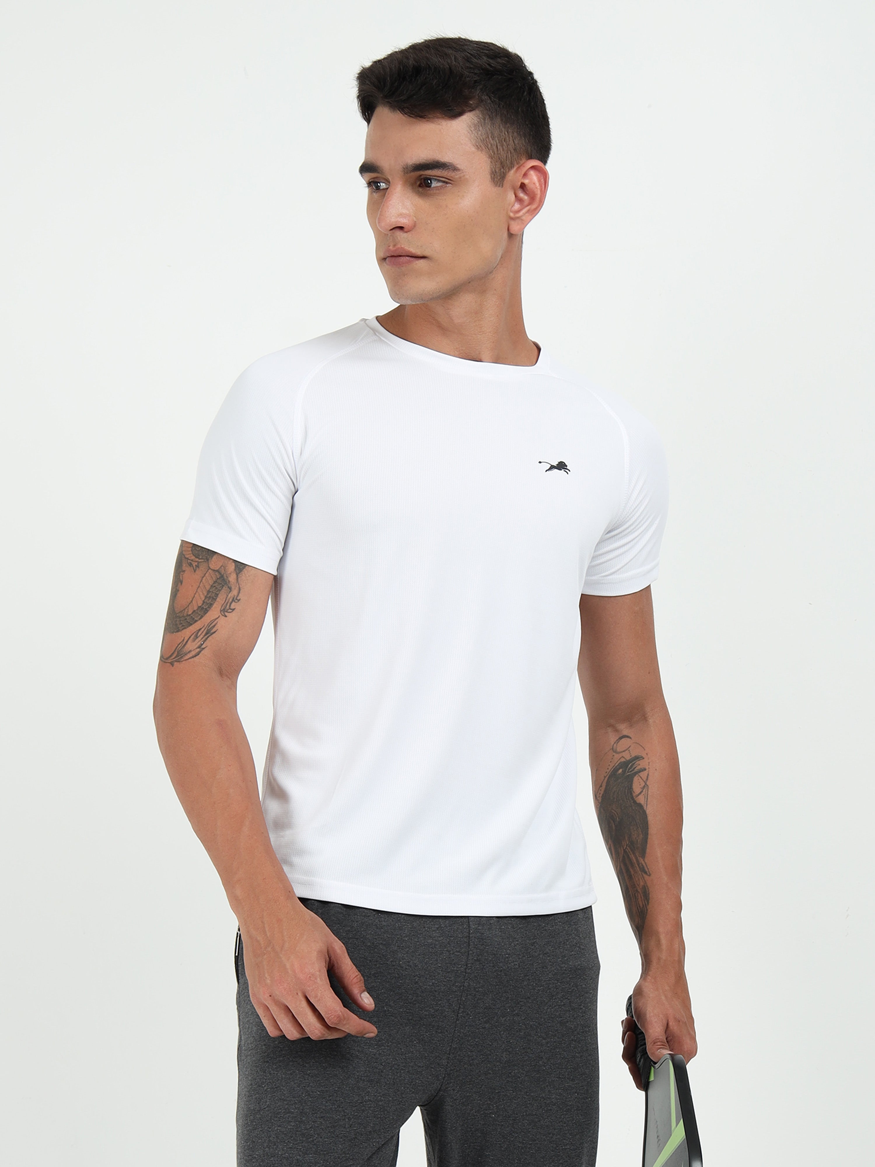 White Dry Fit T-Shirt
