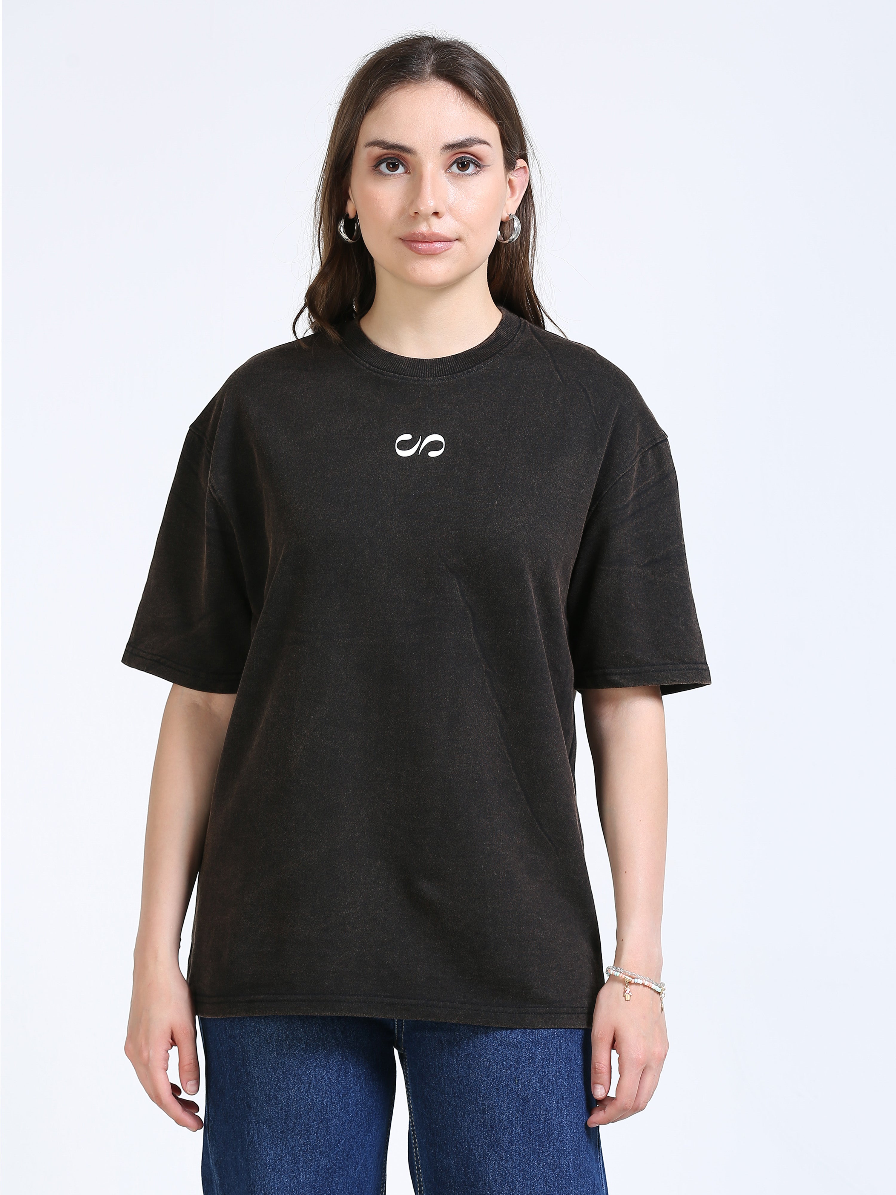 Black Vintage Washed Oversized T-Shirt