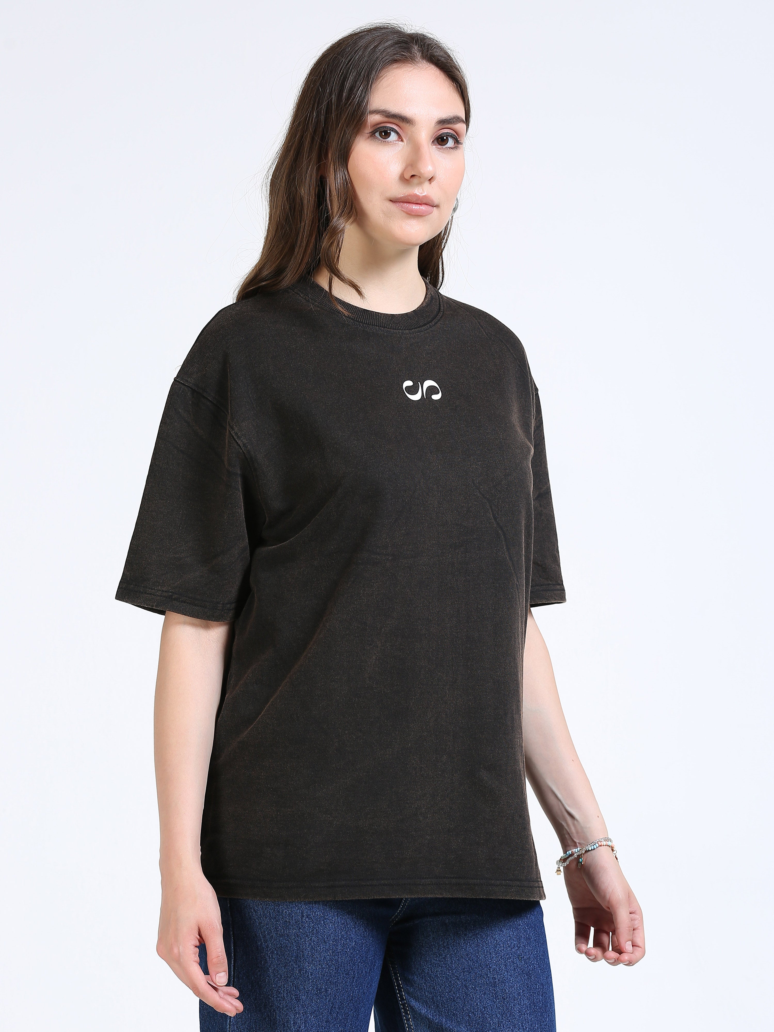 Black Vintage Washed Oversized T-Shirt