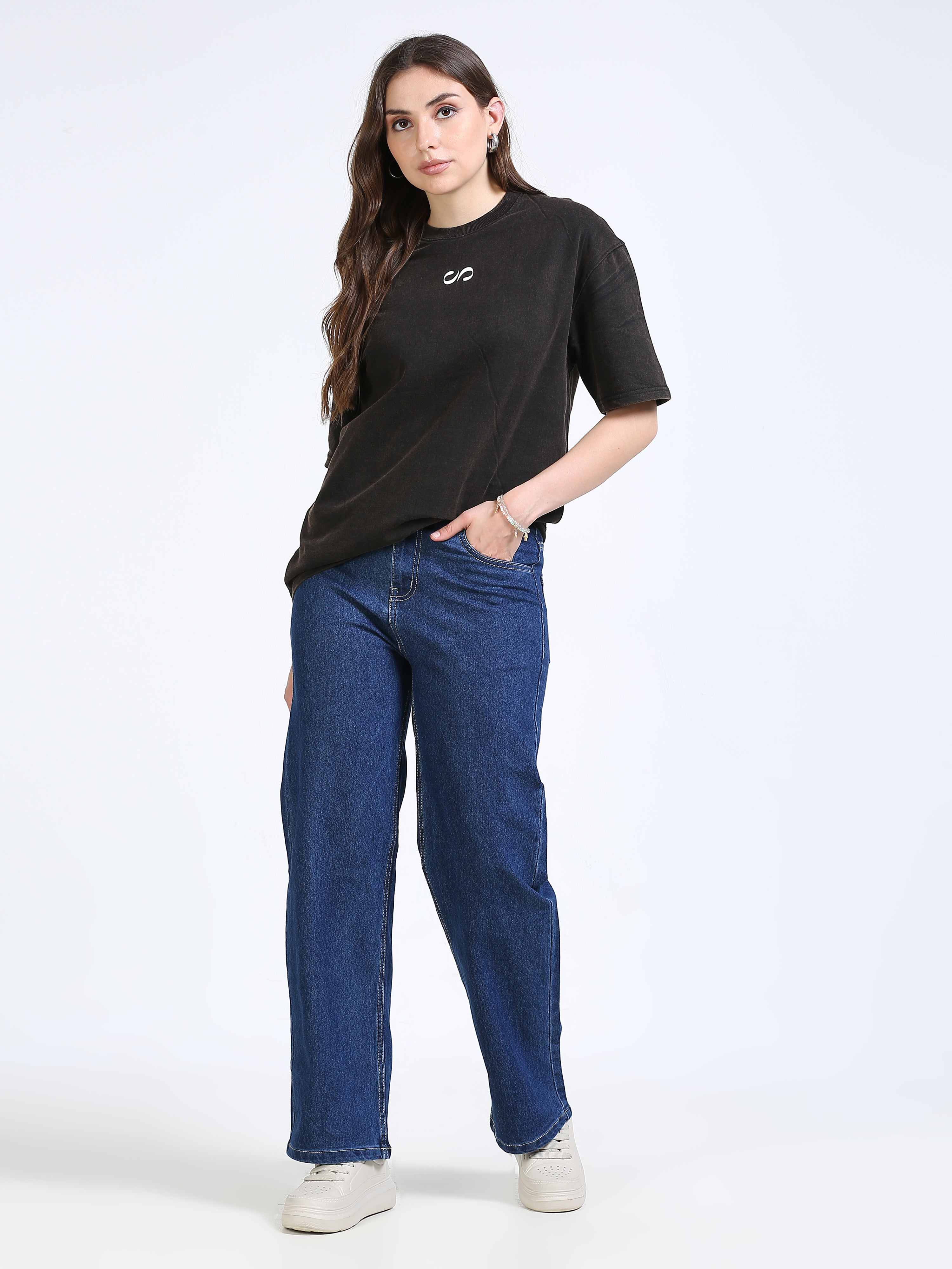 Black Vintage Washed Oversized T-Shirt