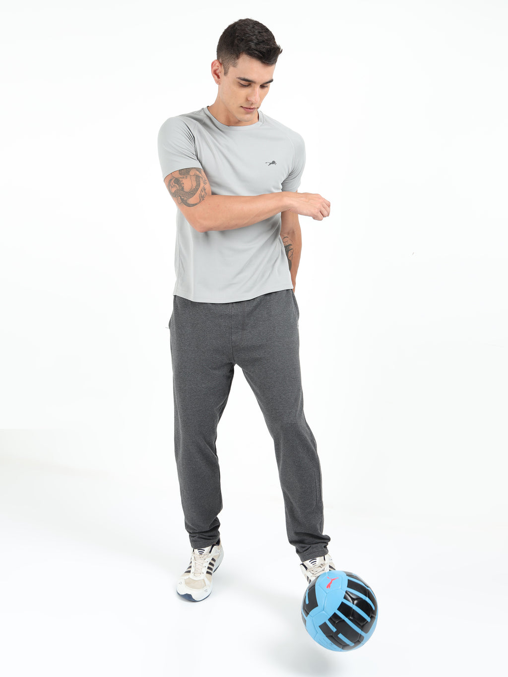 Grey Dry Fit T-Shirt