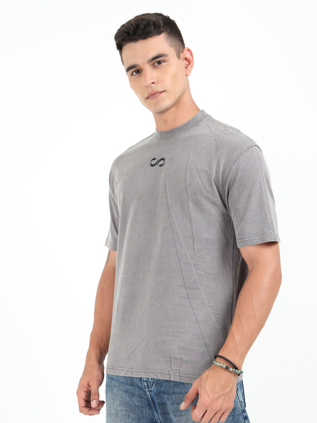 Grey Vintage Washed Oversized T-Shirt