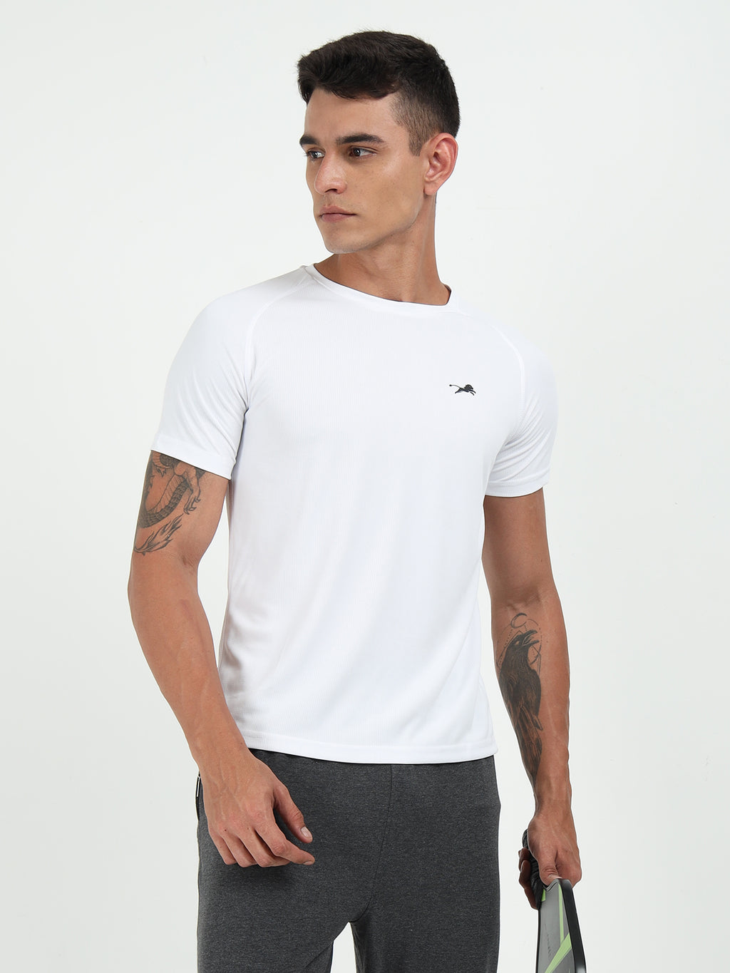 White Dry Fit T-Shirt
